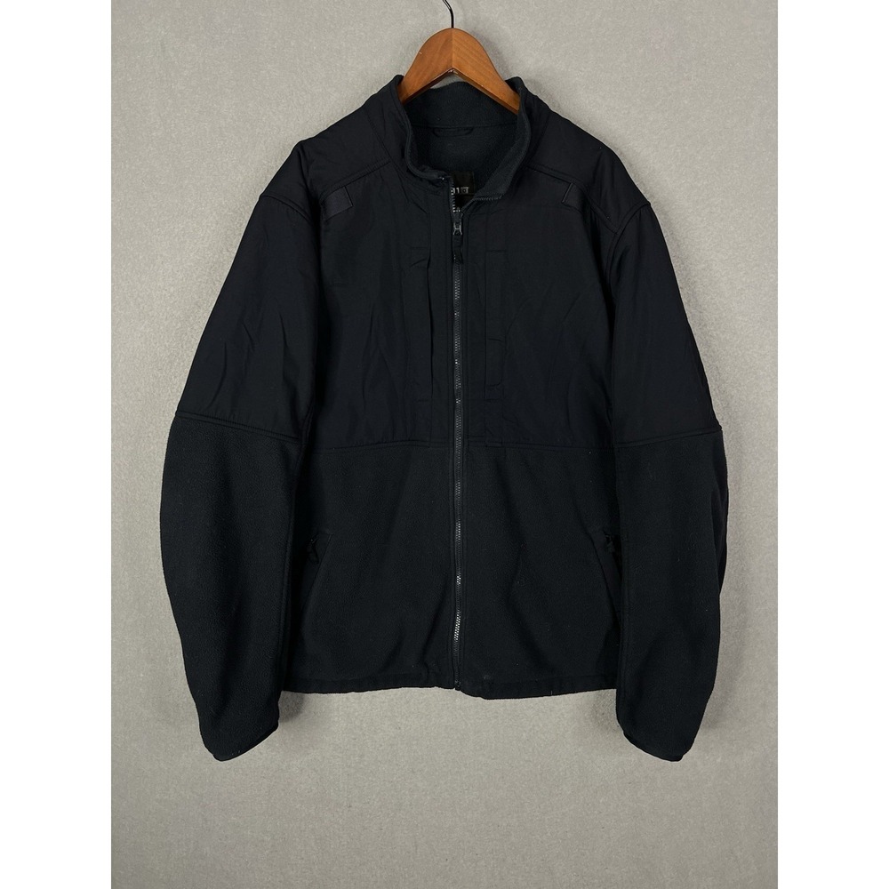 5.11 Tactical‎ Series Mens Full Zip Fleece Jacket Black Size 3XL Full Zip Coat